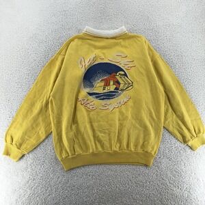 Vintage Active‎ Snow Games Collared Sweatshirt BOXY M Star System